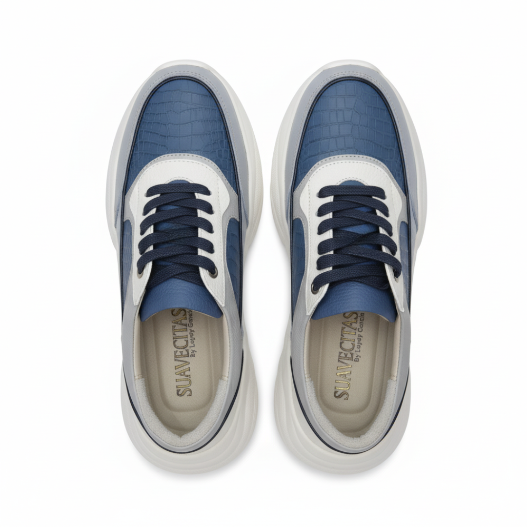 TENIS EN CUERO DAMA TALLIN