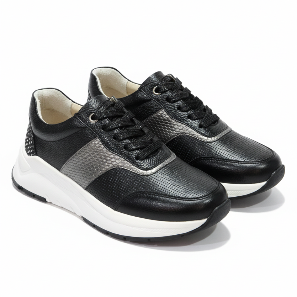 TENIS EN CUERO DAMA OSLO