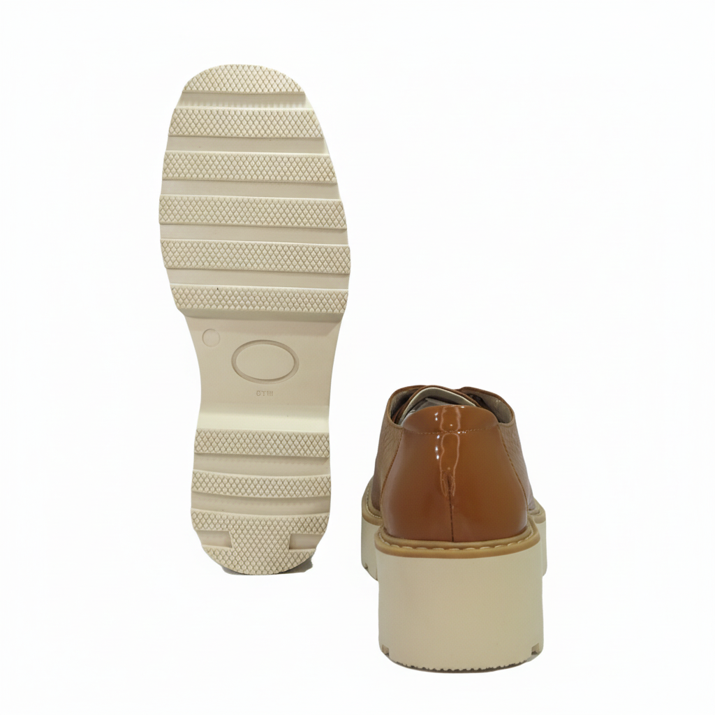 Vista suela y talón - Ref 1463 Marrón