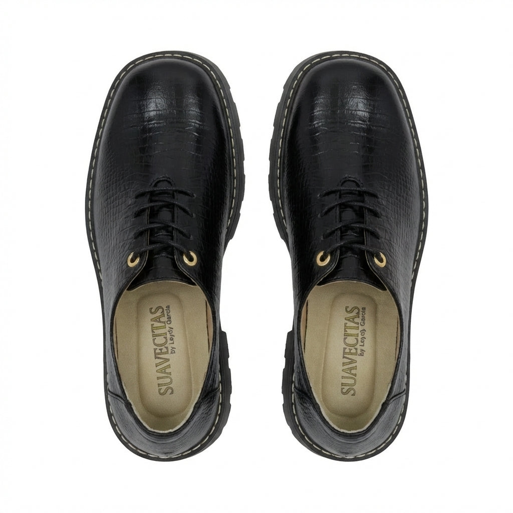 OXFORD EN CUERO DAMA TIRANA